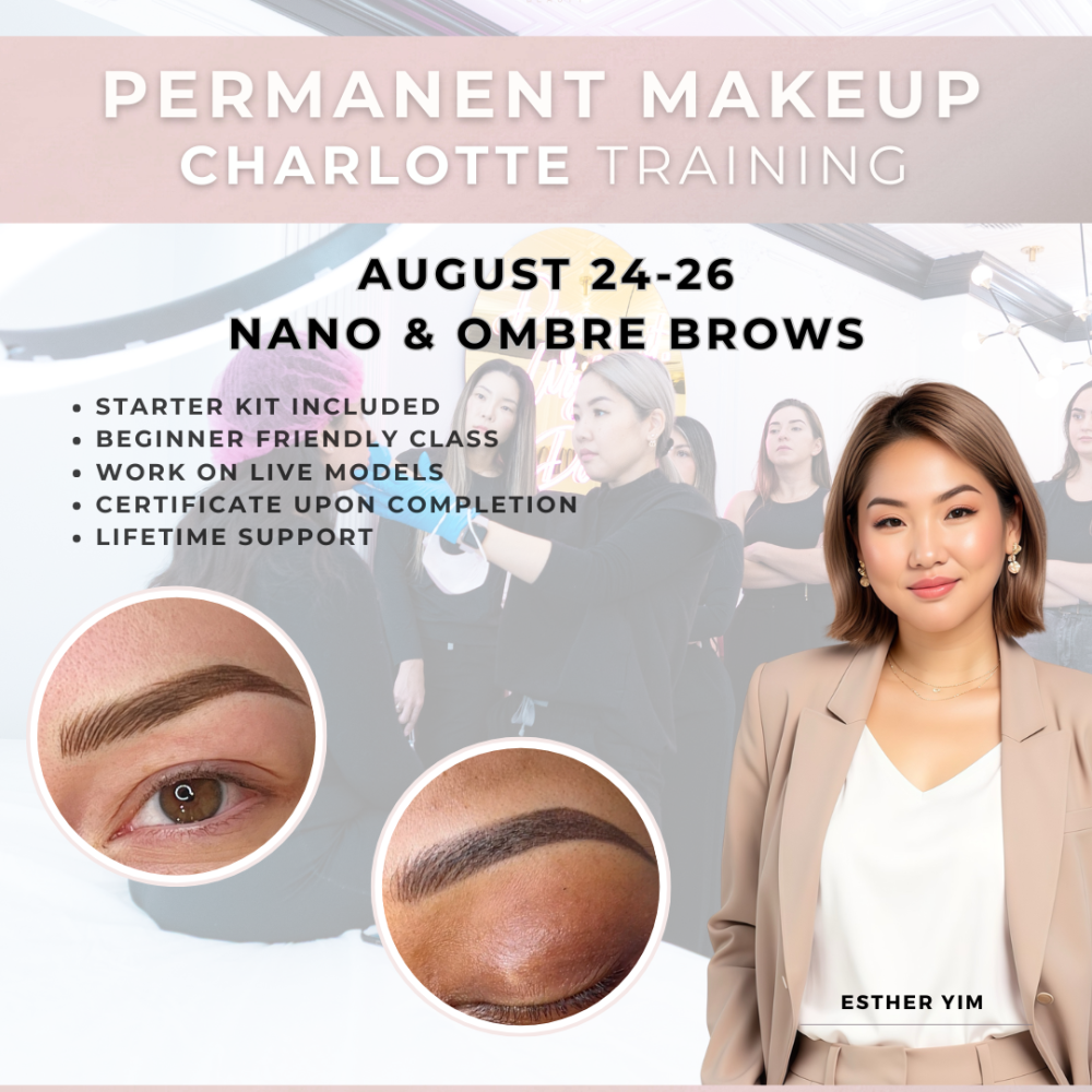 Nano & Ombré Brows Training in Charlotte, NC